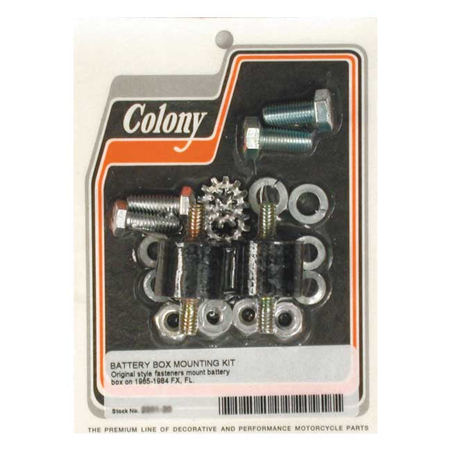 Colony, battery box mount kit Battery Carrier Misc Colony