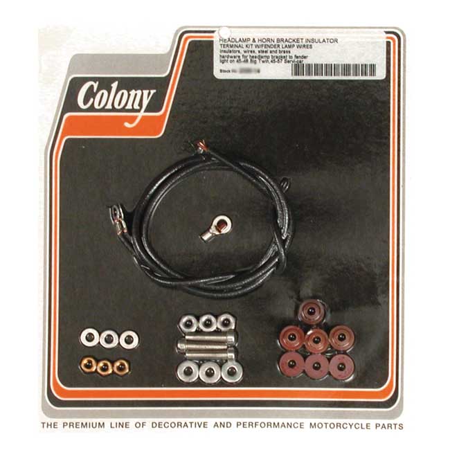 Colony, headlamp/horn/fender lamp terminal kit Fender Lights/Ornaments Colony
