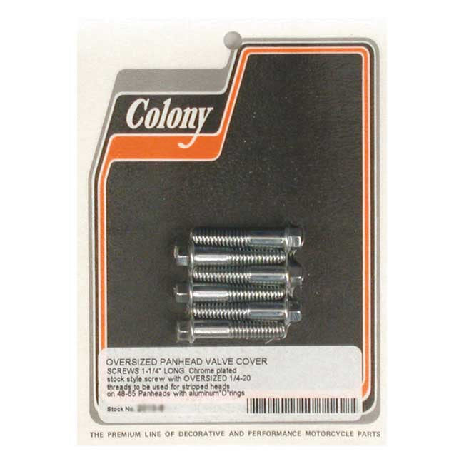 Colony, oversized Panhead rocker cover screw set Rocker Box Mount Kits Colony