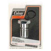 Colony, 35mm fork tube cap bolt. Chrome Fork Tube Caps Colony