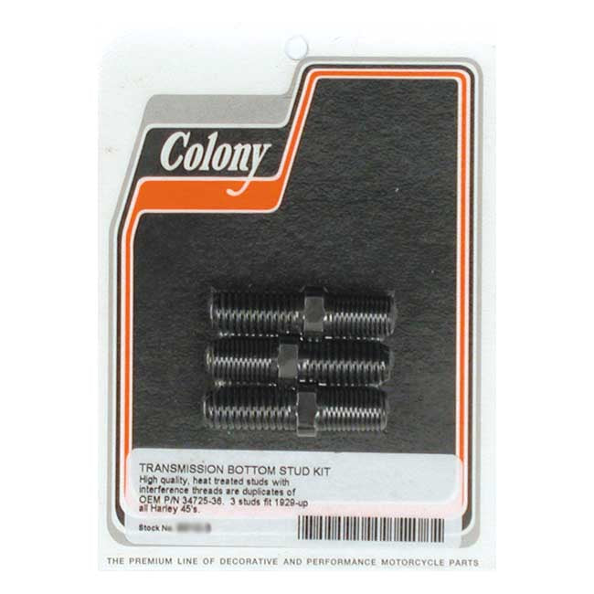 Colony, transmission to mount plate stud kit Transmission Mount Kits Colony