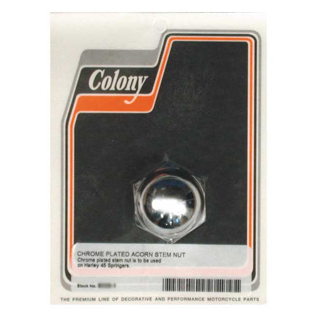 Colony, fork stem nut. Shoulder base. Acorn Fork Stem Bolts/Nuts/Covers Colony