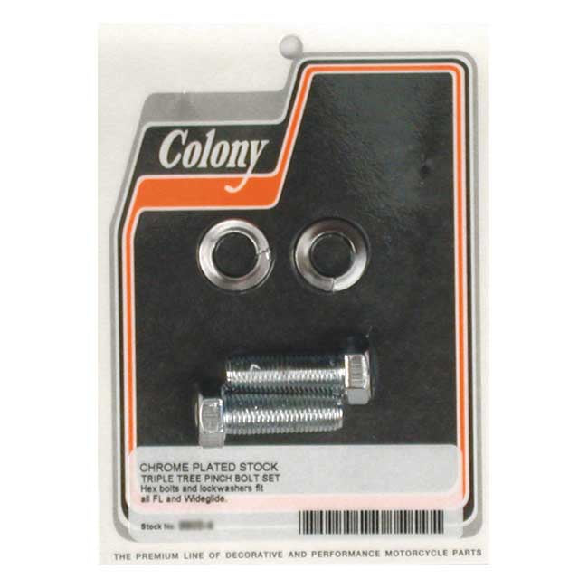 Colony triple tree pinch bolt set Triple Trees Misc Colony