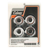 Colony, handlebar riser cupped washer kit. Chrome Risers Mounts Colony