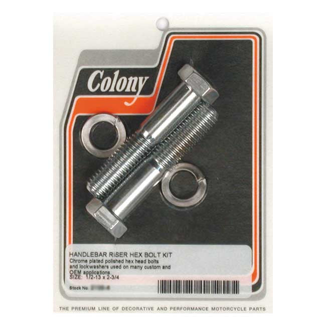 Colony riser bolt set Risers Mounts Colony