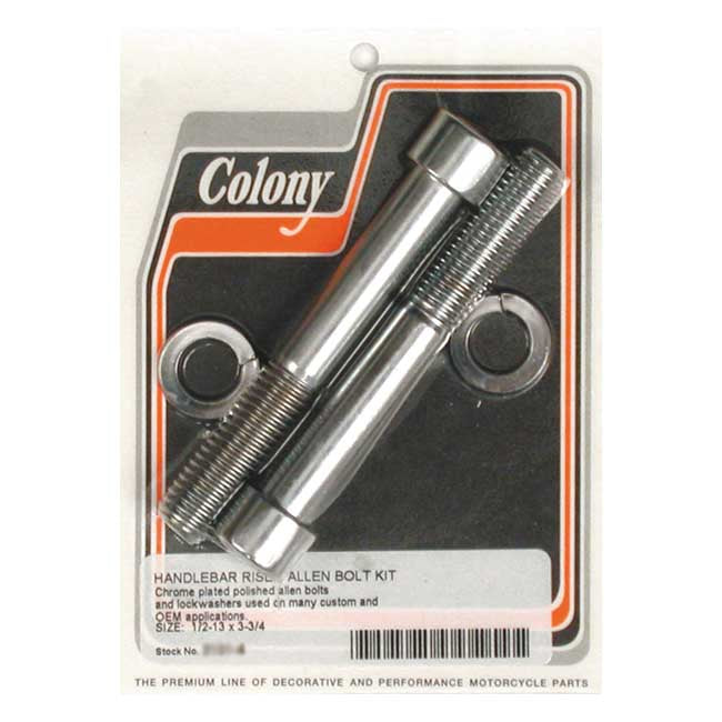 Colony riser bolt set Risers Mounts Colony