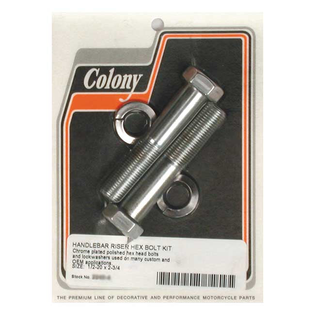 Colony riser bolt set Risers Mounts Colony