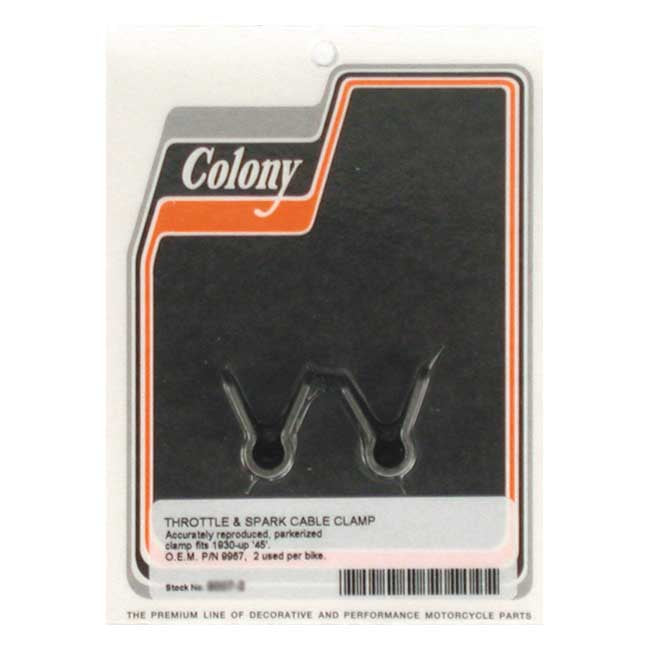 Colony throttle & spark cable clamp Throttle Clamps Colony
