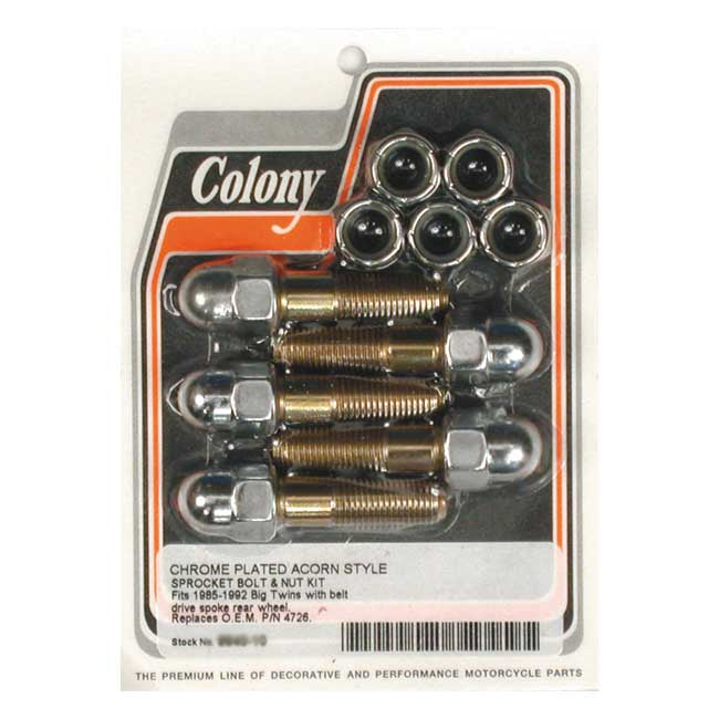Colony sprocket bolt & nut kit Pulley/Sprocket Mount Kits Colony