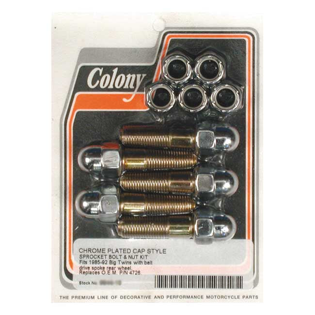 Colony sprocket bolt & nut kit Sprocket Bolt And Nut Kits Colony