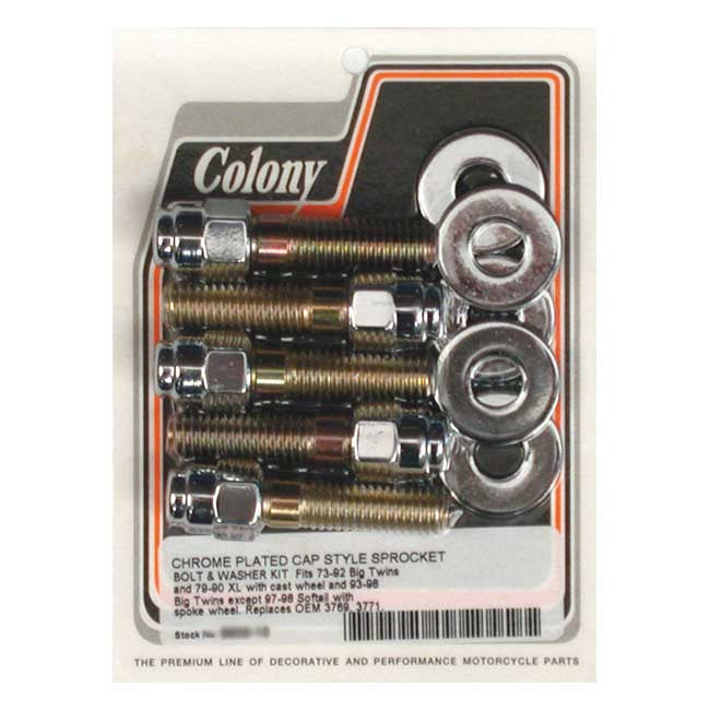 Colony sprocket bolt kit Sprocket Bolt Kits Colony