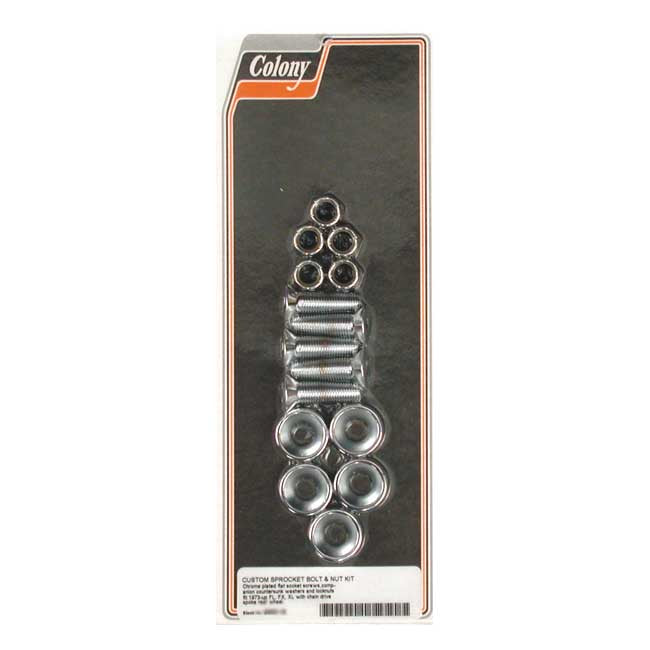 Colony sprocket bolt & nut kit Sprocket Bolt And Nut Kits Colony