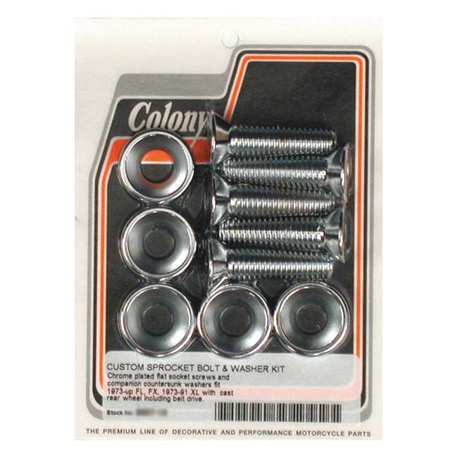 Colony sprocket bolt kit Sprocket Bolt Kits Colony