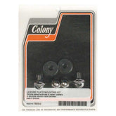 Colony license plate mount kit. Acorn. Chrome License Plate Mount Sets Colony