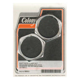 Colony, shifter gate clamp nuts. Chrome Shifter Hardware Colony