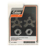 Colony brake shaft lock & nut kit Brake Caliper/Bracket Mount Kits Colony