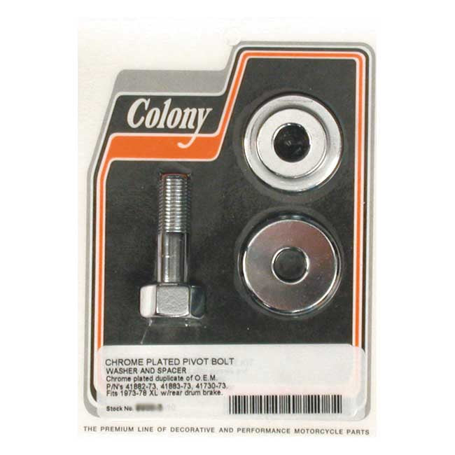 Colony brake anchor pivot bolt kit Brake Caliper/Bracket Mount Kits Colony