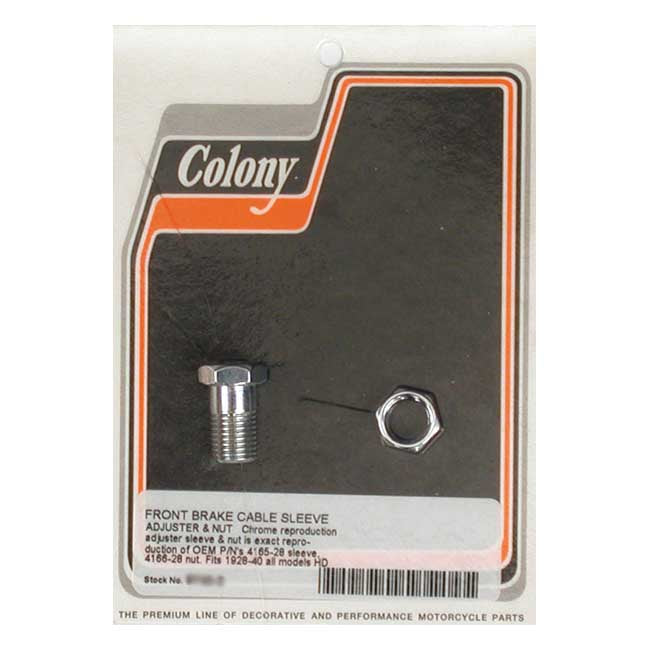 Colony, front brake cable adjuster. Chrome Brake Caliper/Bracket Mount Kits Colony