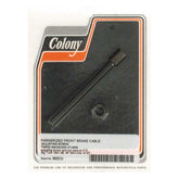 Colony, front brake cable adjuster. Black parkerized Brake Caliper/Bracket Mount Kits Colony