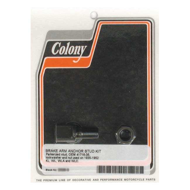 Colony brake arm anchor stud kit Brake Caliper/Bracket Mount Kits Colony