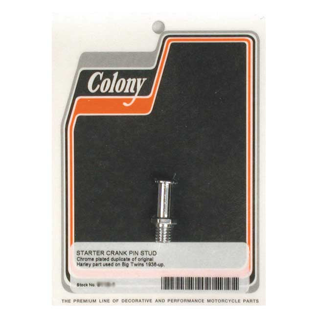 Colony, kickstart return spring stud. Chrome Kickstart Parts Colony