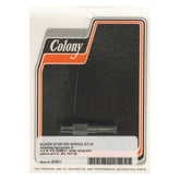 Colony, kickstart return spring stud. Black parkerized Kickstart Parts Colony