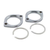 Exhaust Flange And Retainer Kit. Chrome Exhaust Mount Parts Mcs
