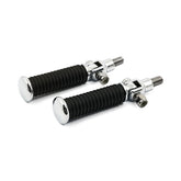 Softail passenger foot peg kit. Chrome end caps Footpegs Mcs