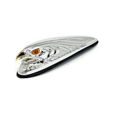 Fender Ornament Eagle Head, Chrome Gold Fender Ornaments Mcs