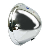 Bates style 5-3/4" head lamp, shell only. Chrome Headlamp Shells Mcs