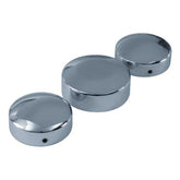 Triple tree nut cover set. Chrome Triple Trees Misc Mcs