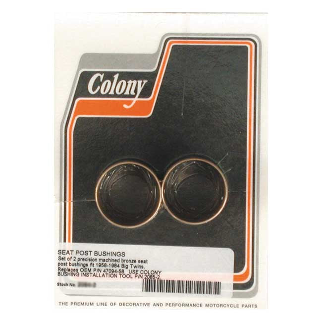 Colony Seat Post Bushings58 84 Bt Seat Bushings Colony