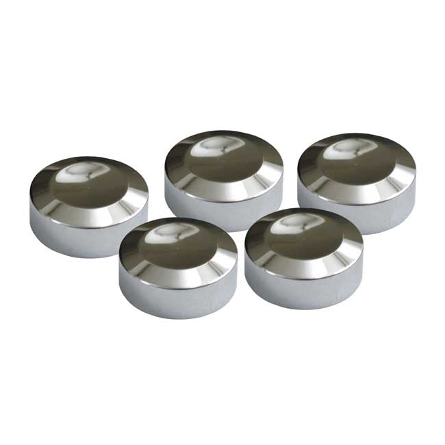 Rear pulley bolt cover kit. Chrome Pulley Bolt Cover Kits Mcs