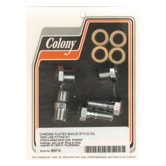 Colony, Knuckle banjo style rocker cover oil feed fittings Rocker Cover Mount Kits Colony