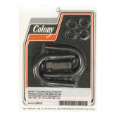 Colony, engine guard U-bolt mount kit. Parkerized Highway Bars Colony
