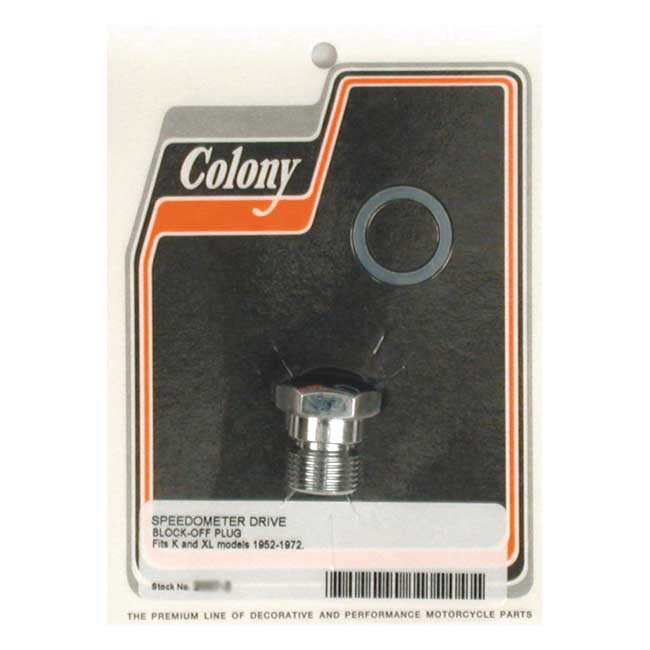 Colony speedo drive block-off plug Speedo Drive Block-Off Plug Colony