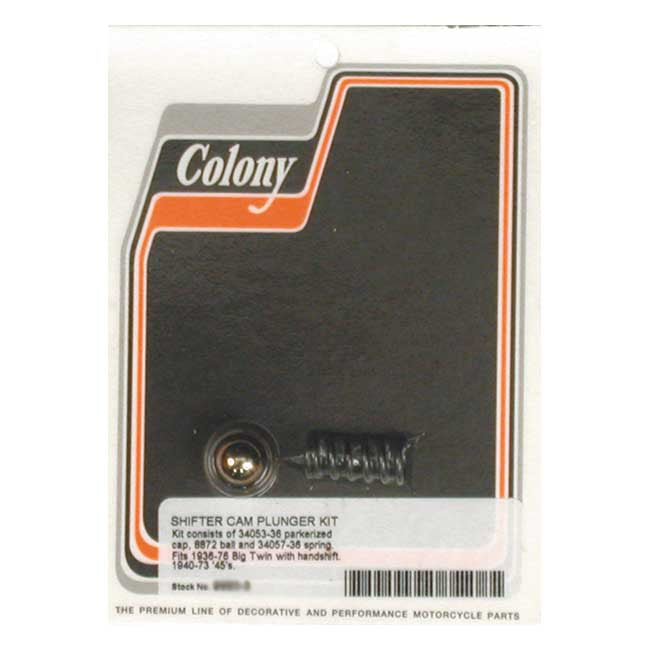 Colony, shifter cam follower kit Shifter Cam Follower Kit Colony