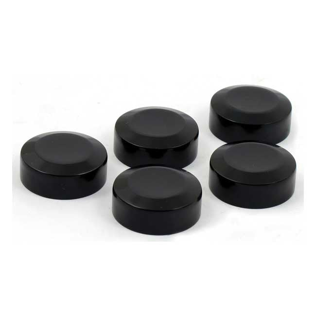 Rear Pulley Bolt Cover Kit. Black Pulley Bolt Cover Kits Mcs