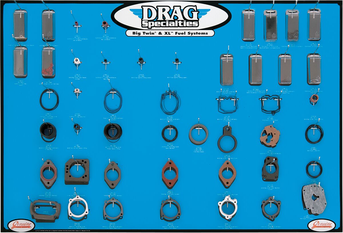 Drag Specialties Display Gasket Fuel Systm GASKETS + KITS Drag Specialties