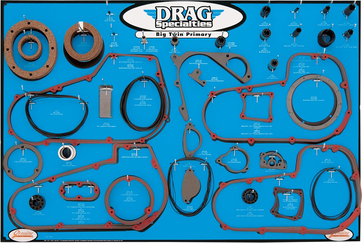 Drag Specialties Display Gasket Big Twin GASKETS + KITS Drag Specialties