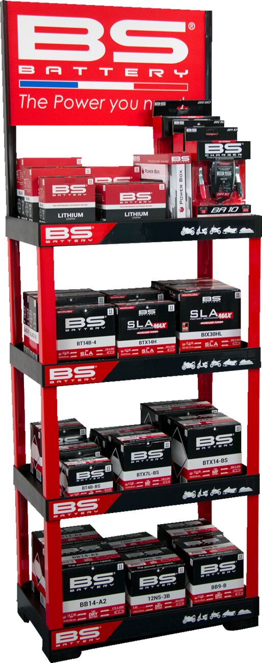 Bs Battery Display Battery Rack 9903-DISPLAYS Bs Battery