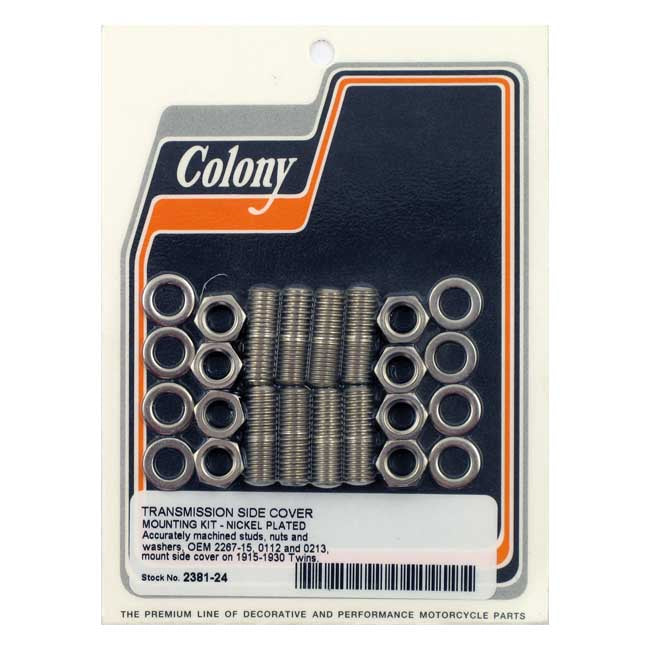 Colony transm side cover mount kit Transmission Mount Kits Colony