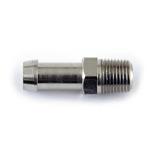 Oil Line Fitting, Straight. Zinc Oil Line Fittings Mcs