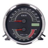 Fl Speedo/Tachometer, ''00 03 Face'', Black. Electronic Drive Speedometers Mcs