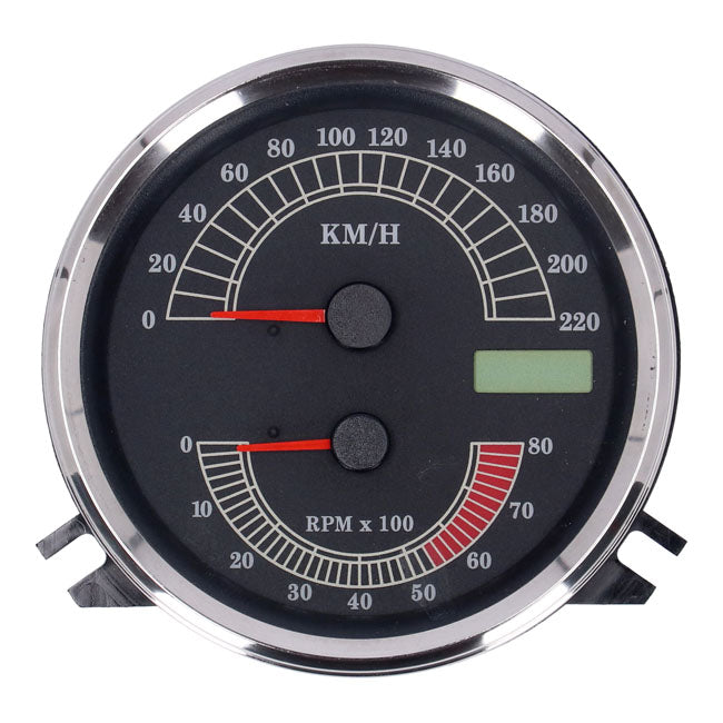 Fl Speedo/Tachometer, ''00 03 Face'', Black. Electronic Drive Speedometers Mcs