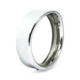 Recessed Trim Ring With Visor. 7" Headlamp. Chrome Headlamp Trim Rings Mcs