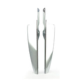 Wind Deflector Set. Chrome Wind Deflectors Mcs