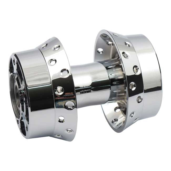 Front Wheel Hub. Chrome Wheel Hubs Mcs
