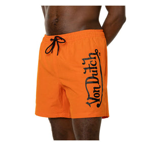 Von Dutch Logo swimshort orange Shorts Von Dutch