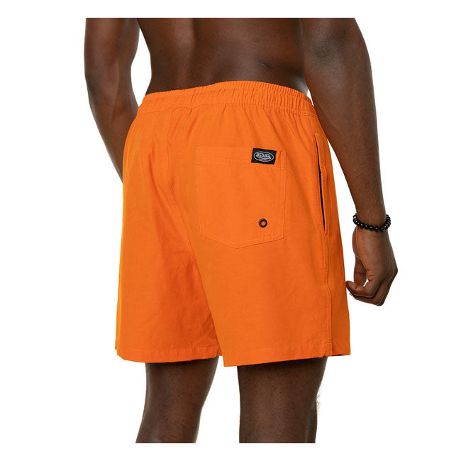 Von Dutch Logo swimshort orange Shorts Von Dutch